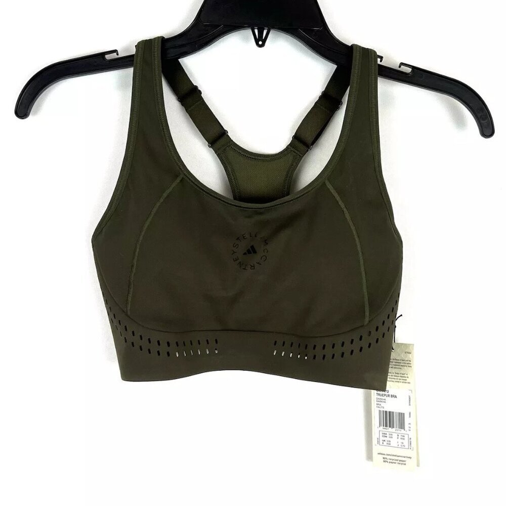 Adidas Women’s Truepur Green Sports Bra Size 32B